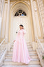 Niora Evening Gown in Powder Pink