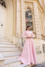 Niora Evening Gown in Powder Pink