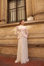 Nova Evening Gown in Powder Pink