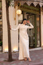Zarife Evening Gown in Beige