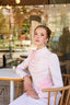 Zarife Evening Gown in Powder Pink